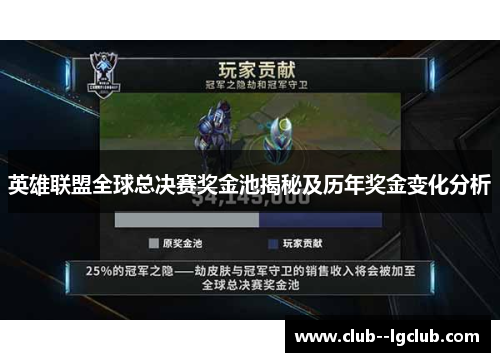 英雄联盟全球总决赛奖金池揭秘及历年奖金变化分析